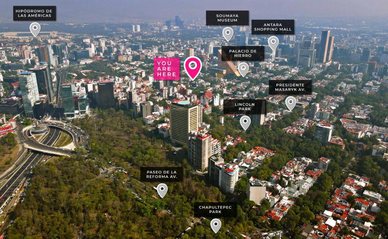 Uliv Parque Lincoln Apartment Mexico City Ngoại thất bức ảnh